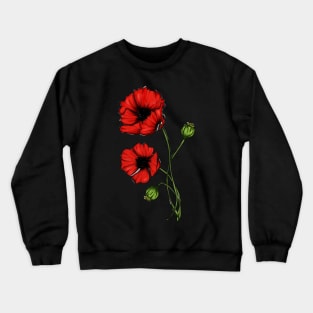 Poppies Crewneck Sweatshirt